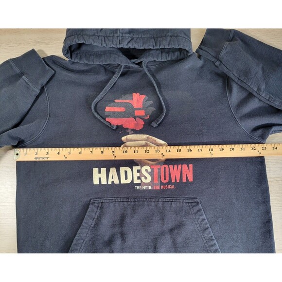 Hadestown Flower Hoodie Pullover Logo Size L/XL Broadway Musical Tour Sweatshirt - Picture 6 of 8